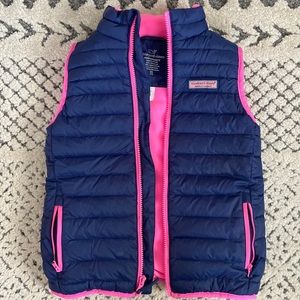 Girls Vineyards Vines Fleece Vest Size XS